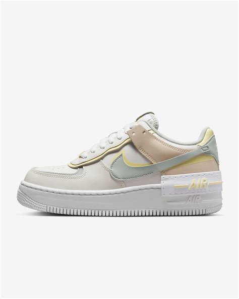 nike air force 1 shadow sneakers beige-wit|nike af1 shadow pastel.